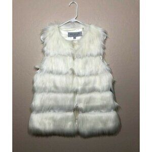 Marc New York Andrew Marc White Faux Fur Vest NWT Sz M NWT